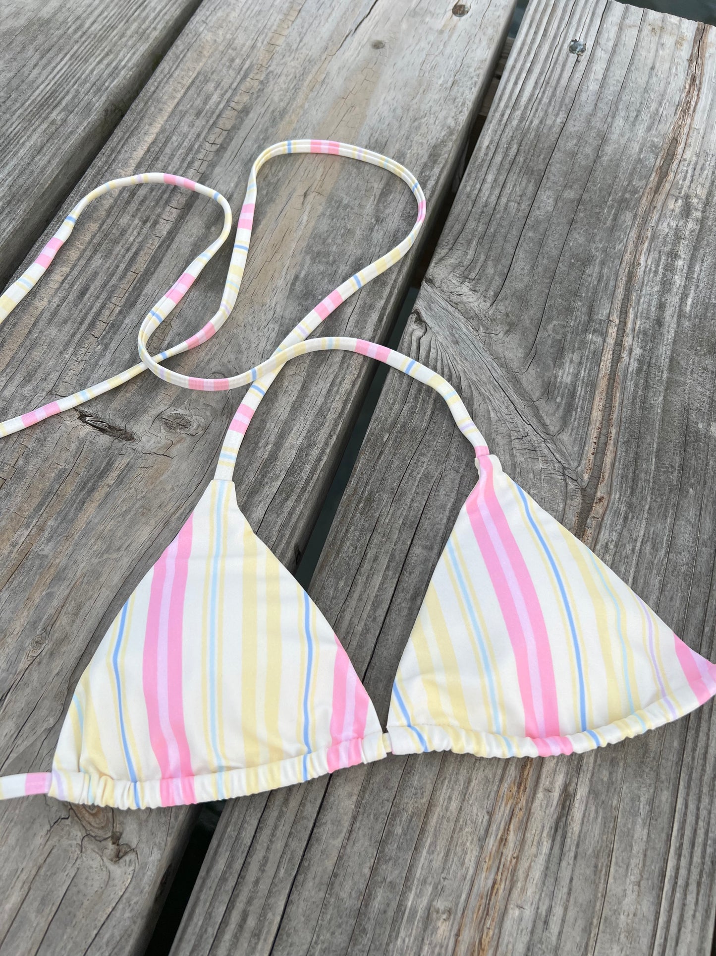 Butter Yellow Stripe Set