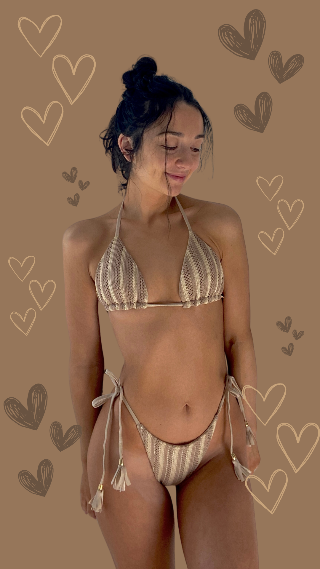 Sand String Tie Bikini Set