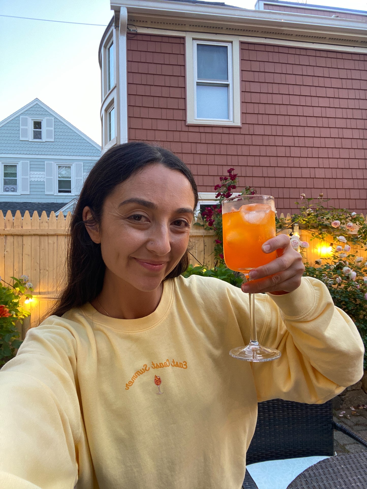 East Coast Summer Aperol Spritz Crewneck