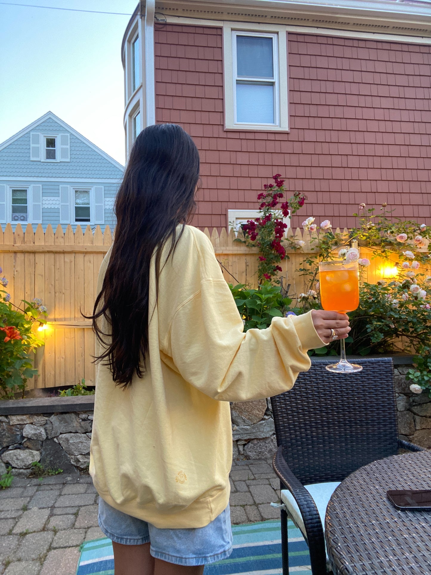 East Coast Summer Aperol Spritz Crewneck