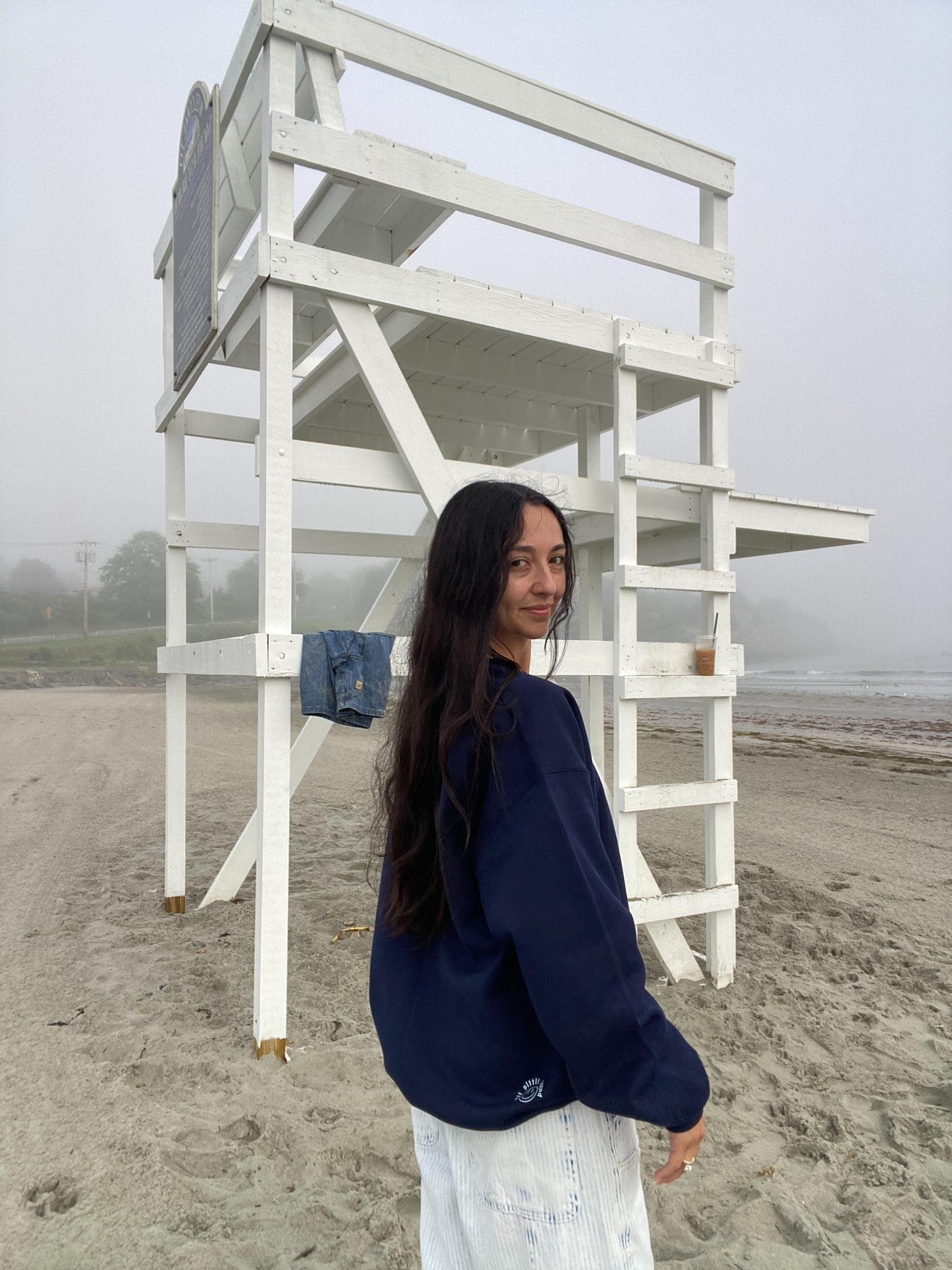 East Coast Summer Navy American Flag