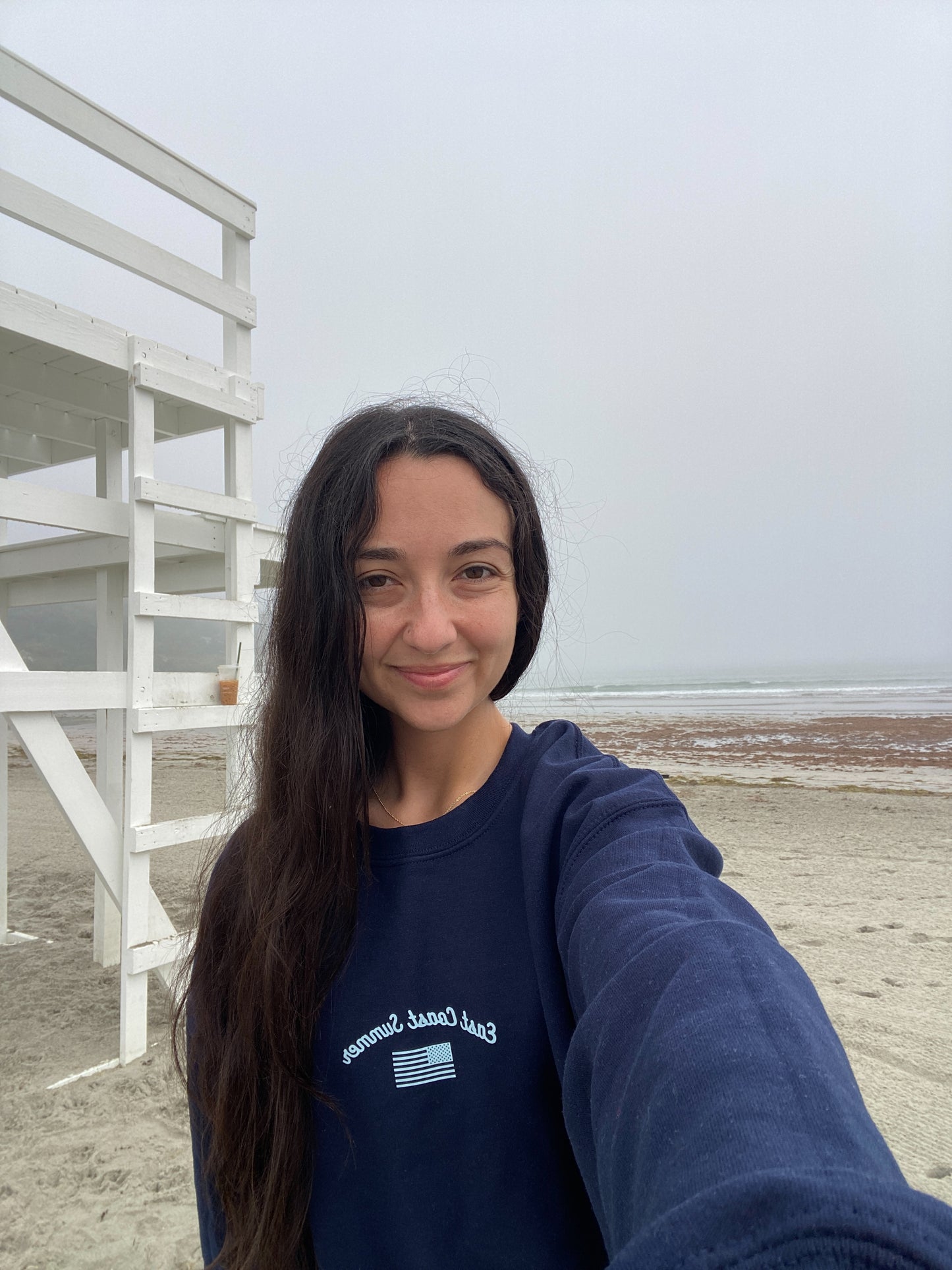 East Coast Summer Navy American Flag