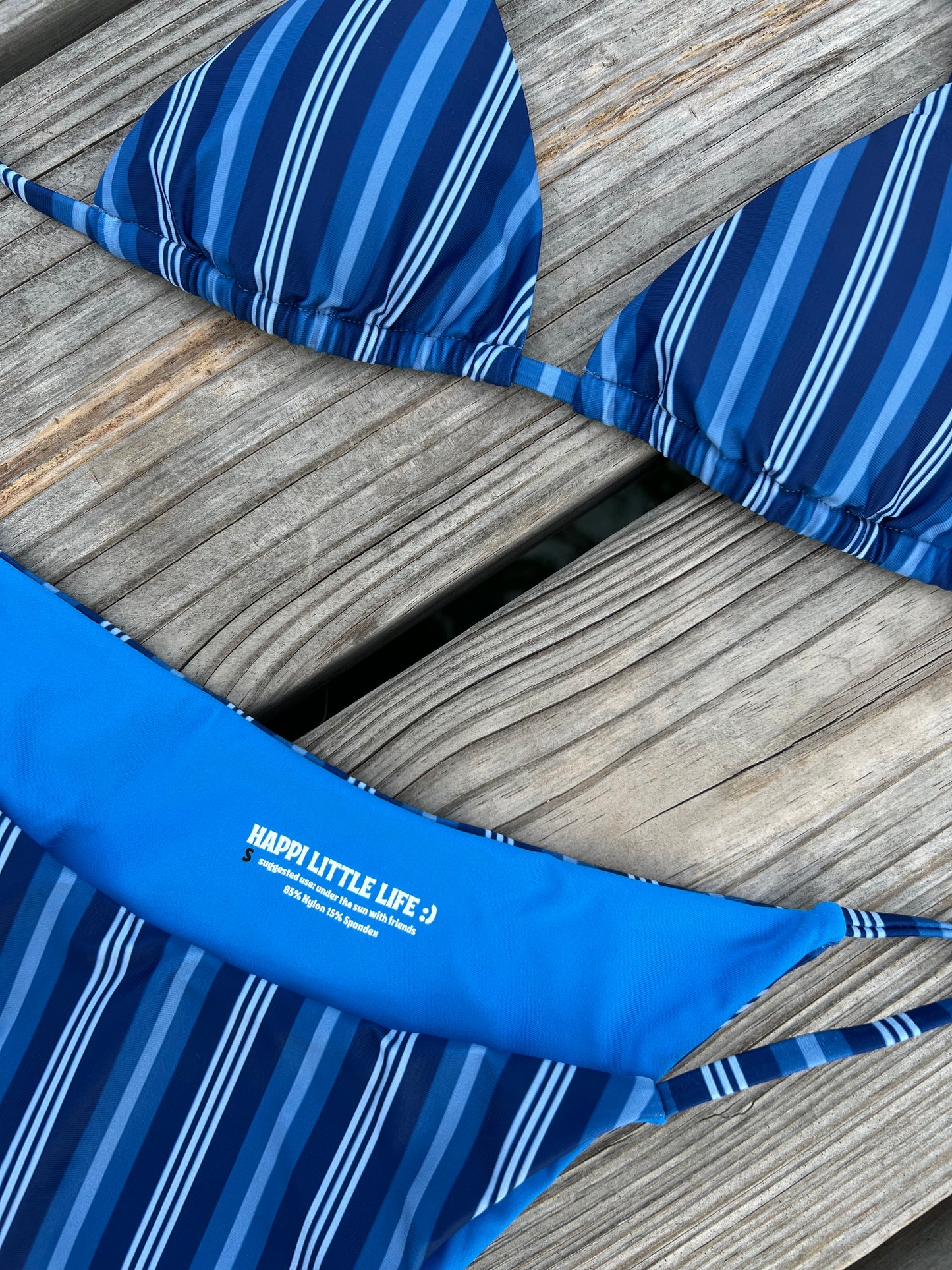 Navy Blue Stripe Set