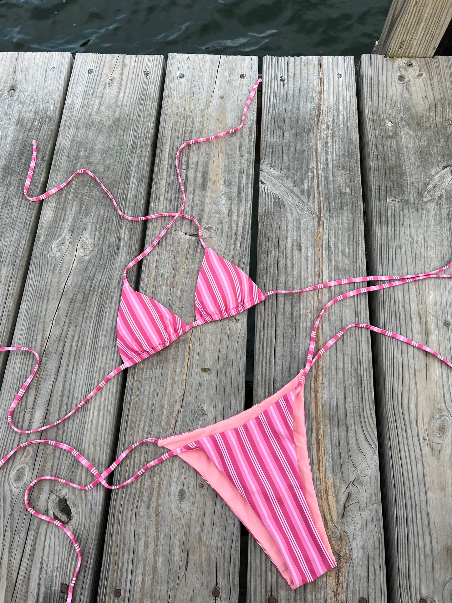 Raspberry Pink   Stripe Set