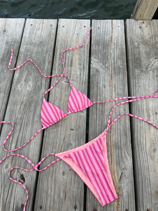 Raspberry Pink   Stripe Set