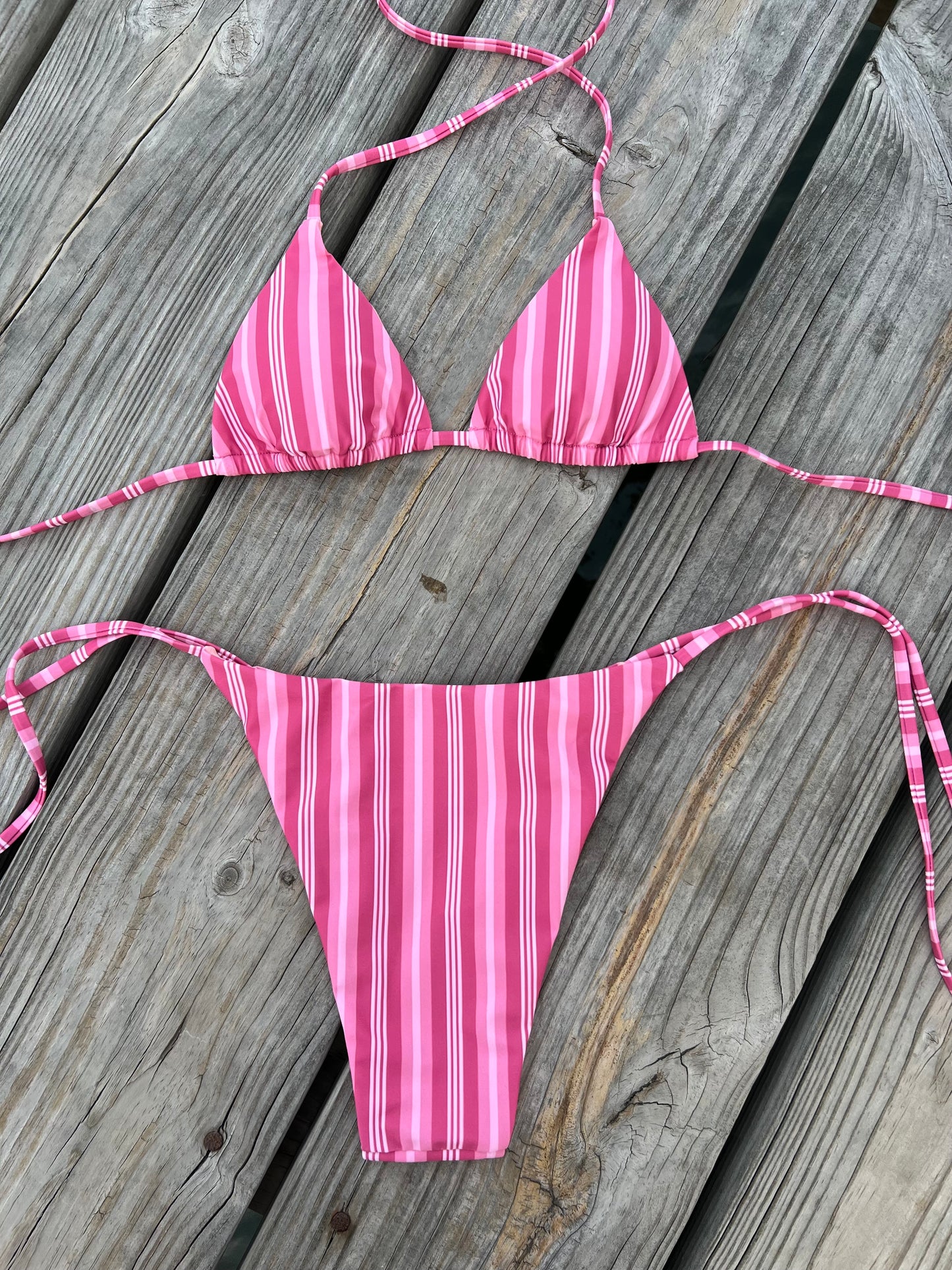Raspberry Pink   Stripe Set
