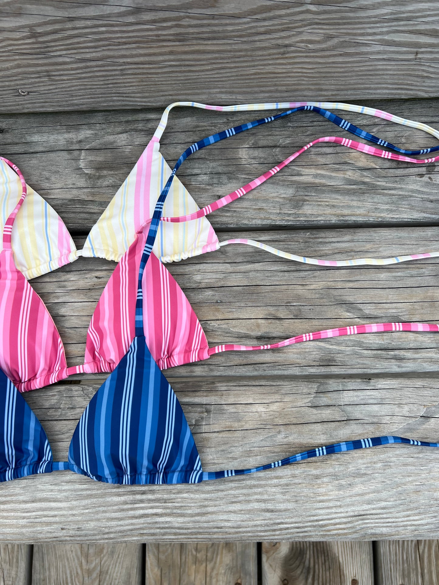 Navy Blue Stripe Set